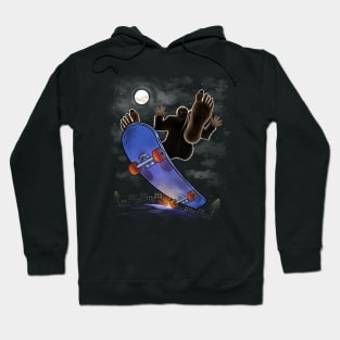 Big foot in skid board Hoodie